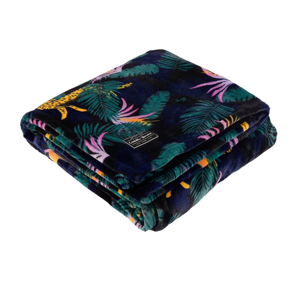 Lug Cuddle Throw Luxe Leopard